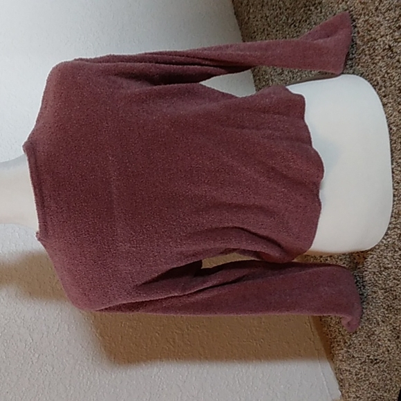 Love by Lottie Moss super soft mauve cardigan size small - Picture 4 of 4